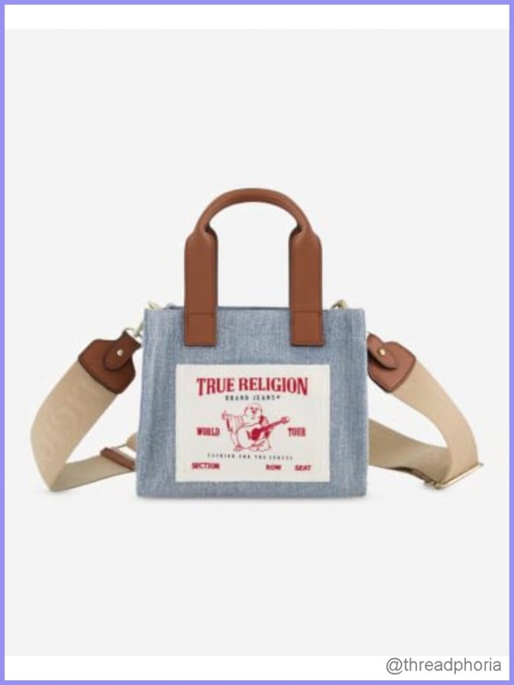Mini Canvas Tote Bag with Adjustable Strap, Shoulder or Crossbody Purse
